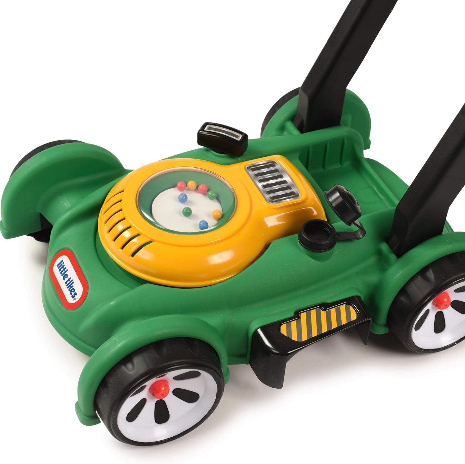 Little Tikes cortacésped en césped, ideal para uso interior y exterior