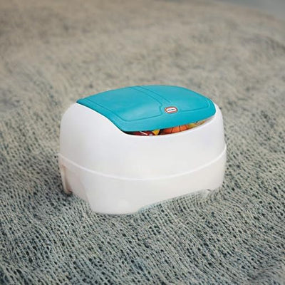Little Tikes toy chest in a playroom showing tidy space and organizational benefit