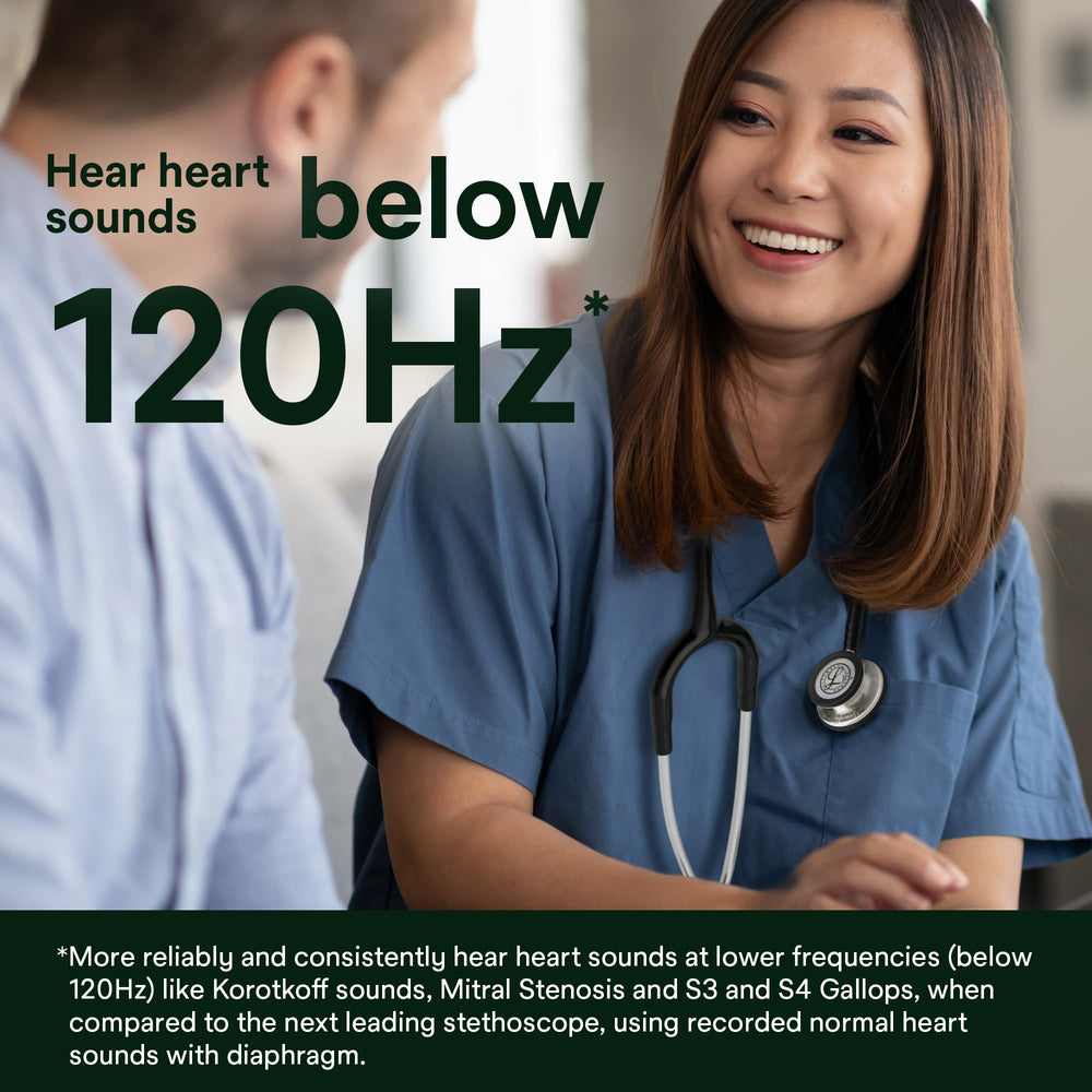 Littmann membrana tunable en primer plano para escuchar diferentes frecuencias con facilidad