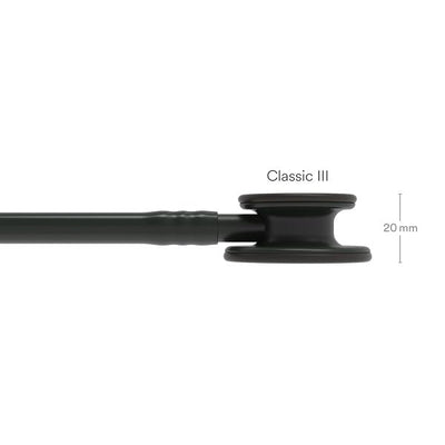 Littmann tubo negro resistente sin látex que mantiene flexibilidad y evita manchas
