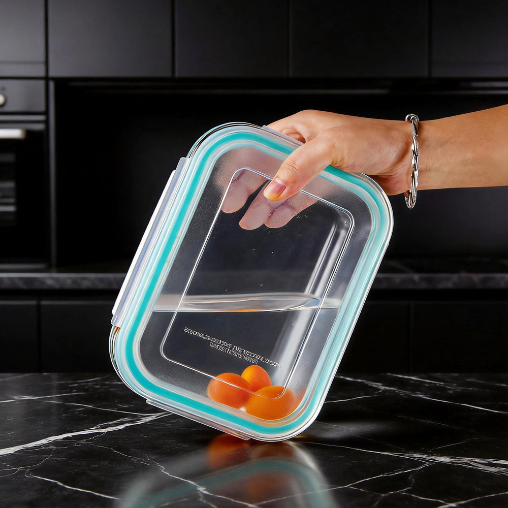 Liuruiyu stacked and nested containers saving space in cabinet for organization
