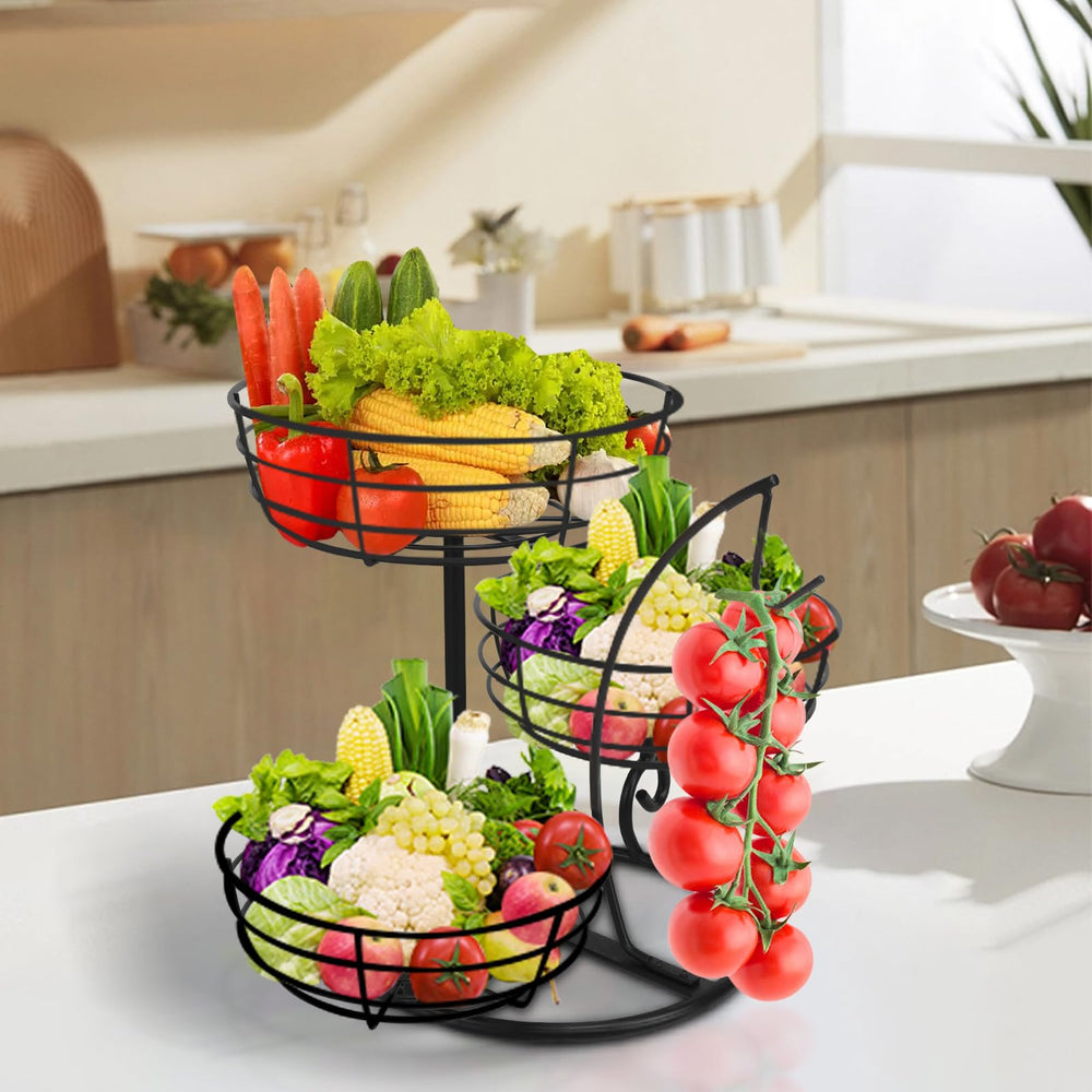 Livabber frutero en cocina moderna aporta orden y aspecto decorativo