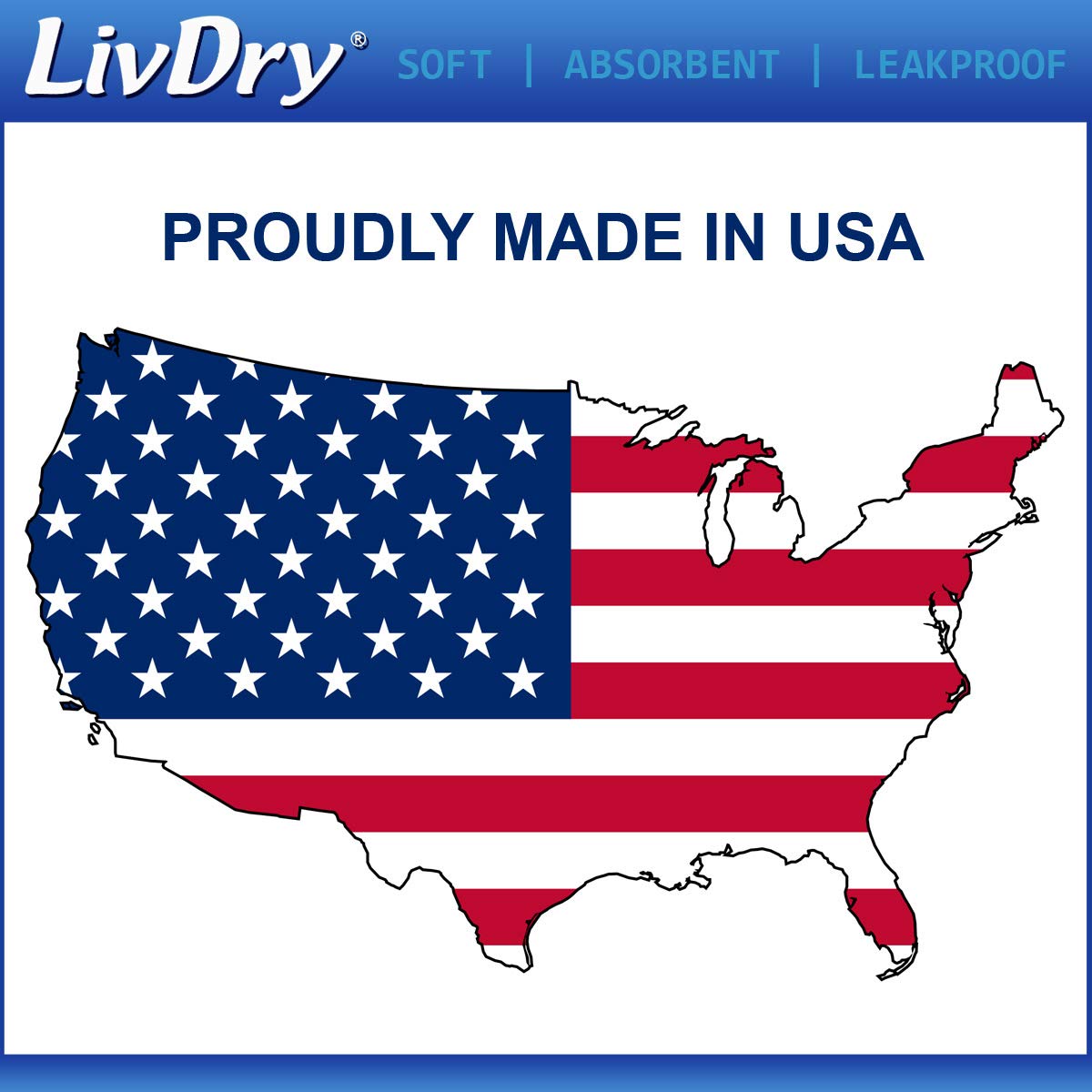 LivDry 68-pack stored in a bathroom cabinet for travel and supply