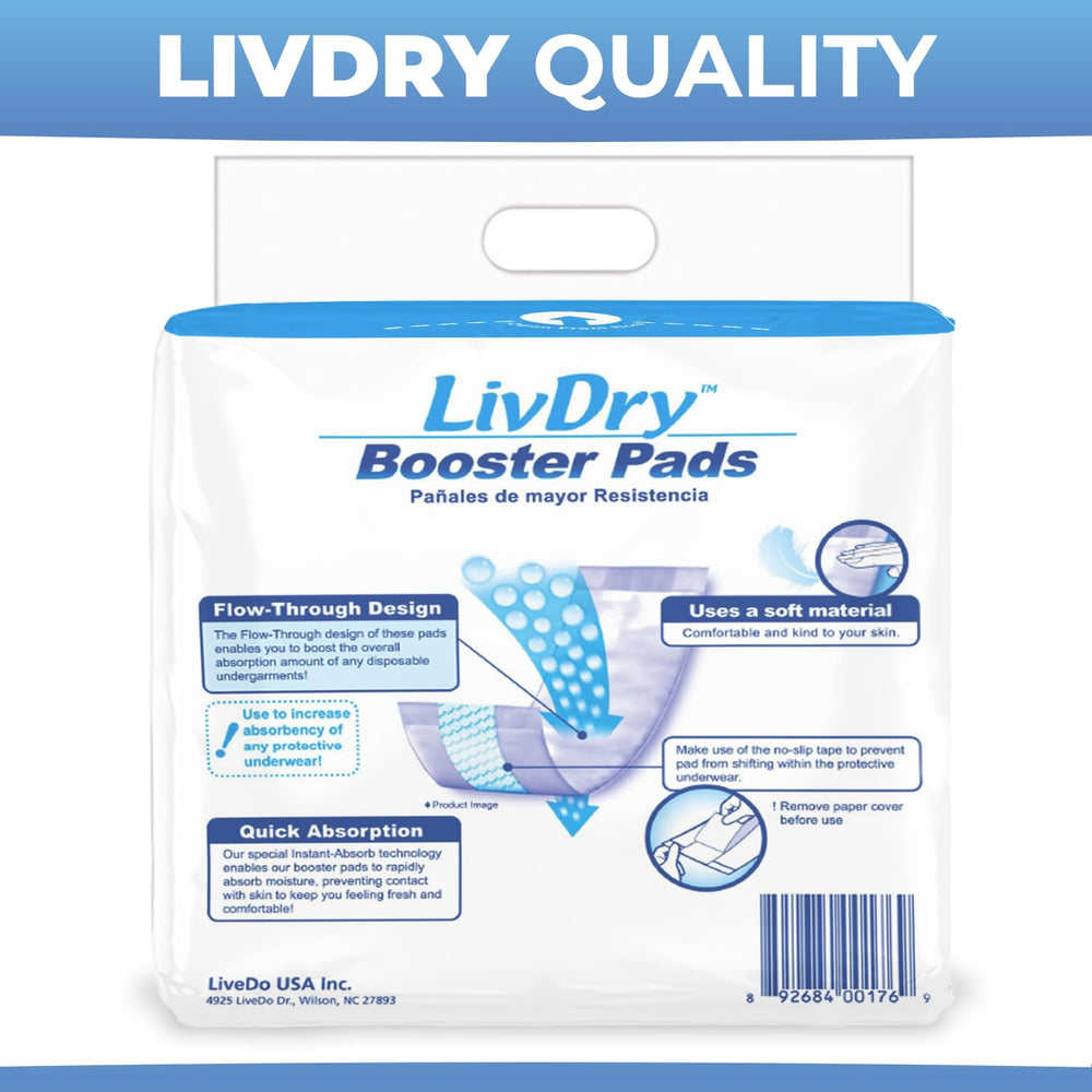 LivDry close-up del núcleo de flujo que mejora la distribución de líquidos