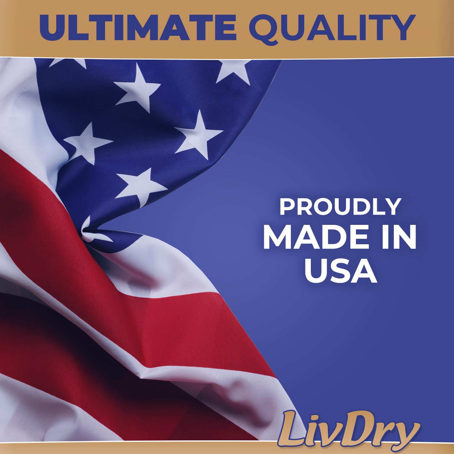 LivDry pull-up style on model for comfortable, secure daily wear