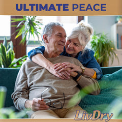 LivDry soft cloth-like outer material for comfort and discretion