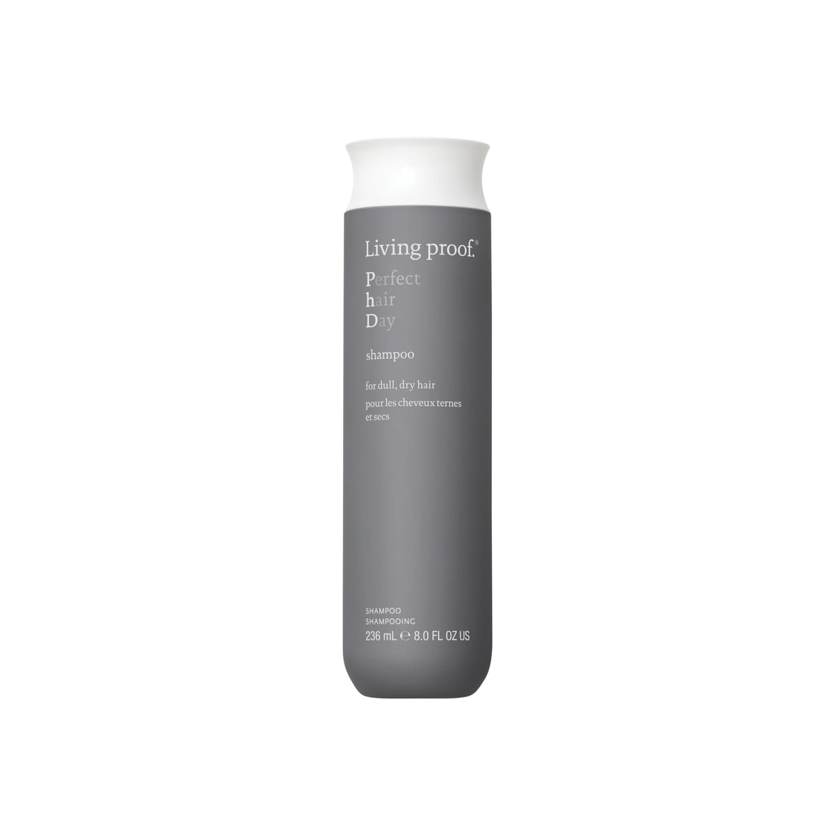 Living Proof envase frontal mostrando marca y beneficio hidratación