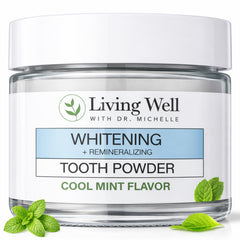 Living Well with Dr. Michelle envase frontal que muestra diseño y beneficios claros