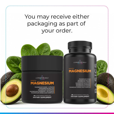 Livingood Daily etiqueta trasera con ingredientes y detalles del suplemento