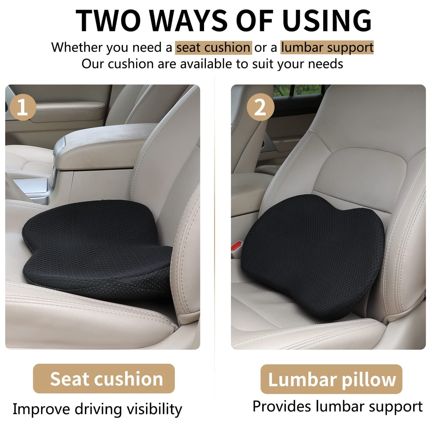 Livtribe detalle de espuma viscoelástica que ofrece soporte adaptativo