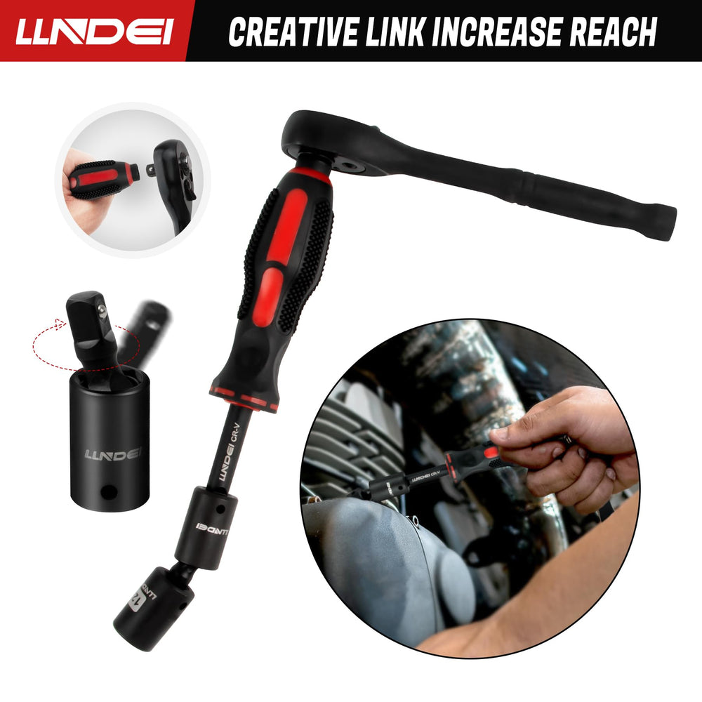 LLNDEI comparación de tamaño en mano indicando portabilidad y ergonomía