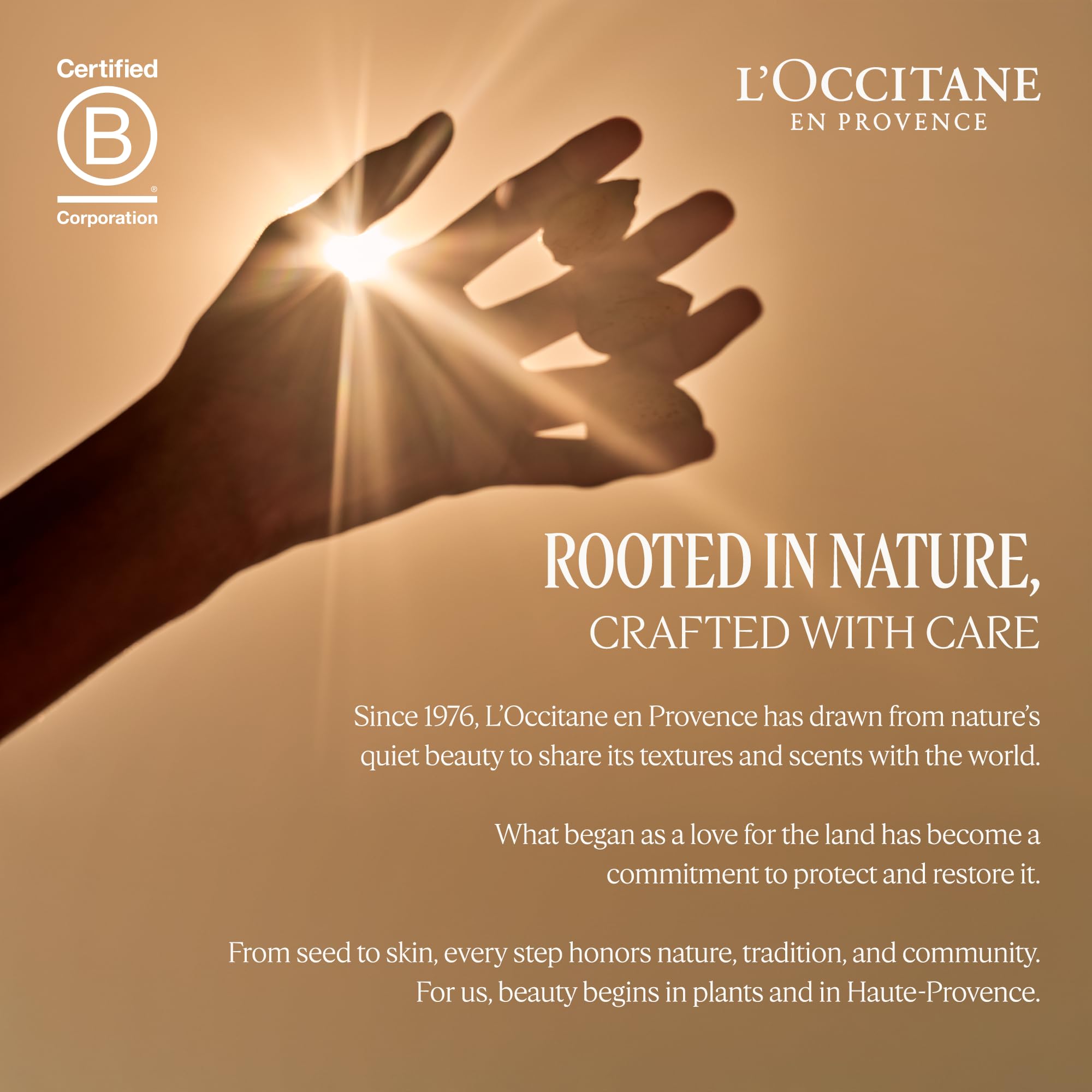 L'OCCITANE bruma en ambiente veraniego, aporta frescor y fragancia duradera