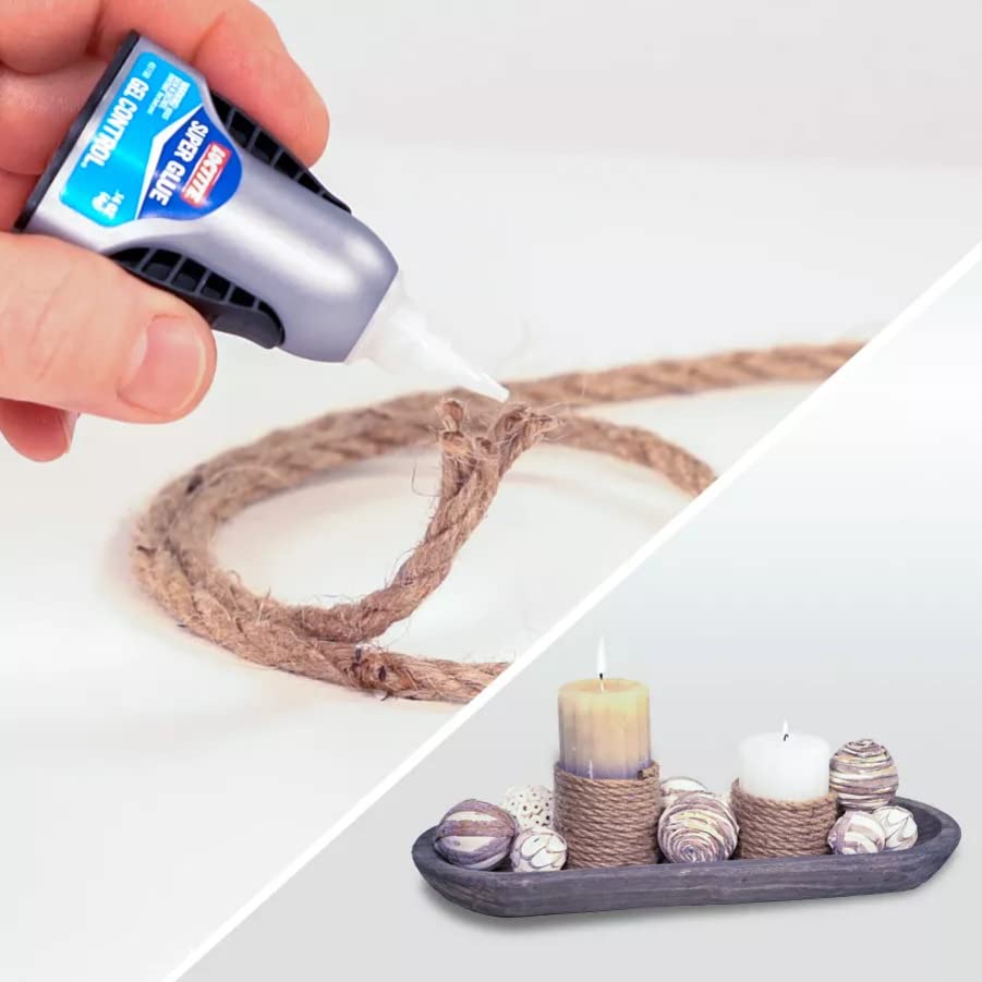 Loctite cured clear bond on ceramic join demonstrating invisible repair strength