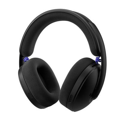 Logitech G325 front view showing sleek black design and comfort