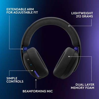 Logitech G325 box with USB dongle and charging cable for convenience