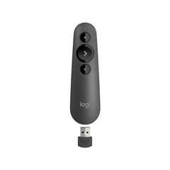 Logitech R500s frontal mostrando diseño ergonómico y control seguro