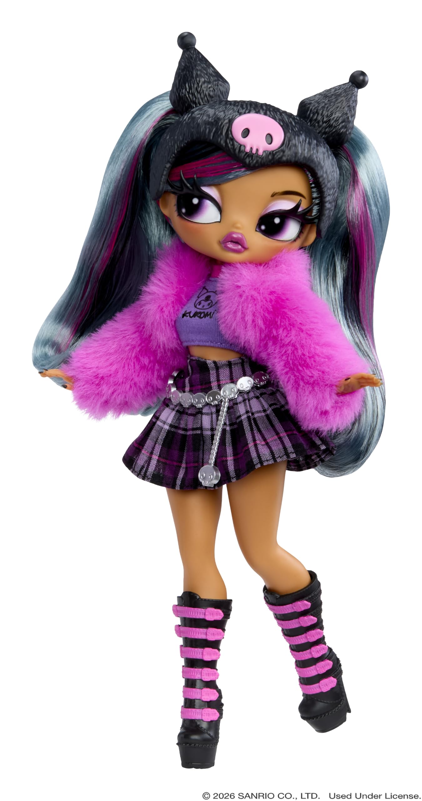 L.O.L. Surprise! Kuromi exhibida en vitrina como pieza de colección llamativa