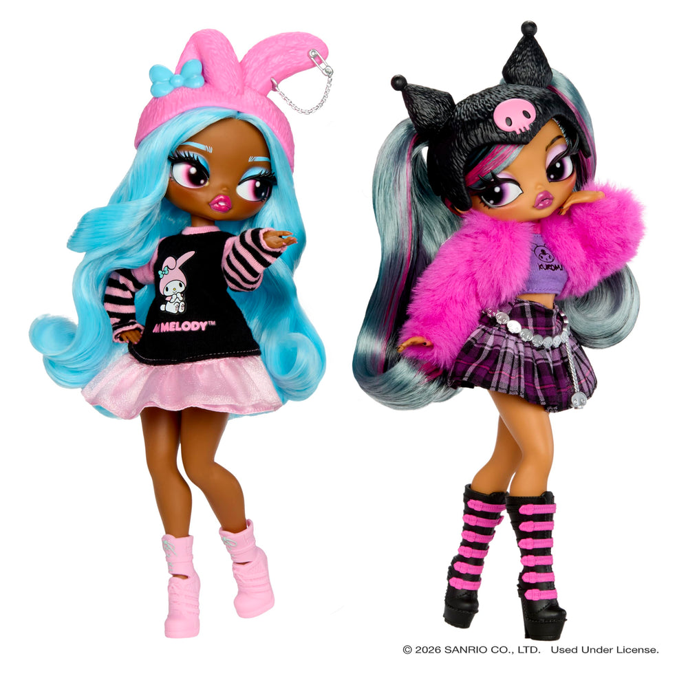 L.O.L. Surprise! Kuromi comparativa de escala junto a mano para ver tamaño