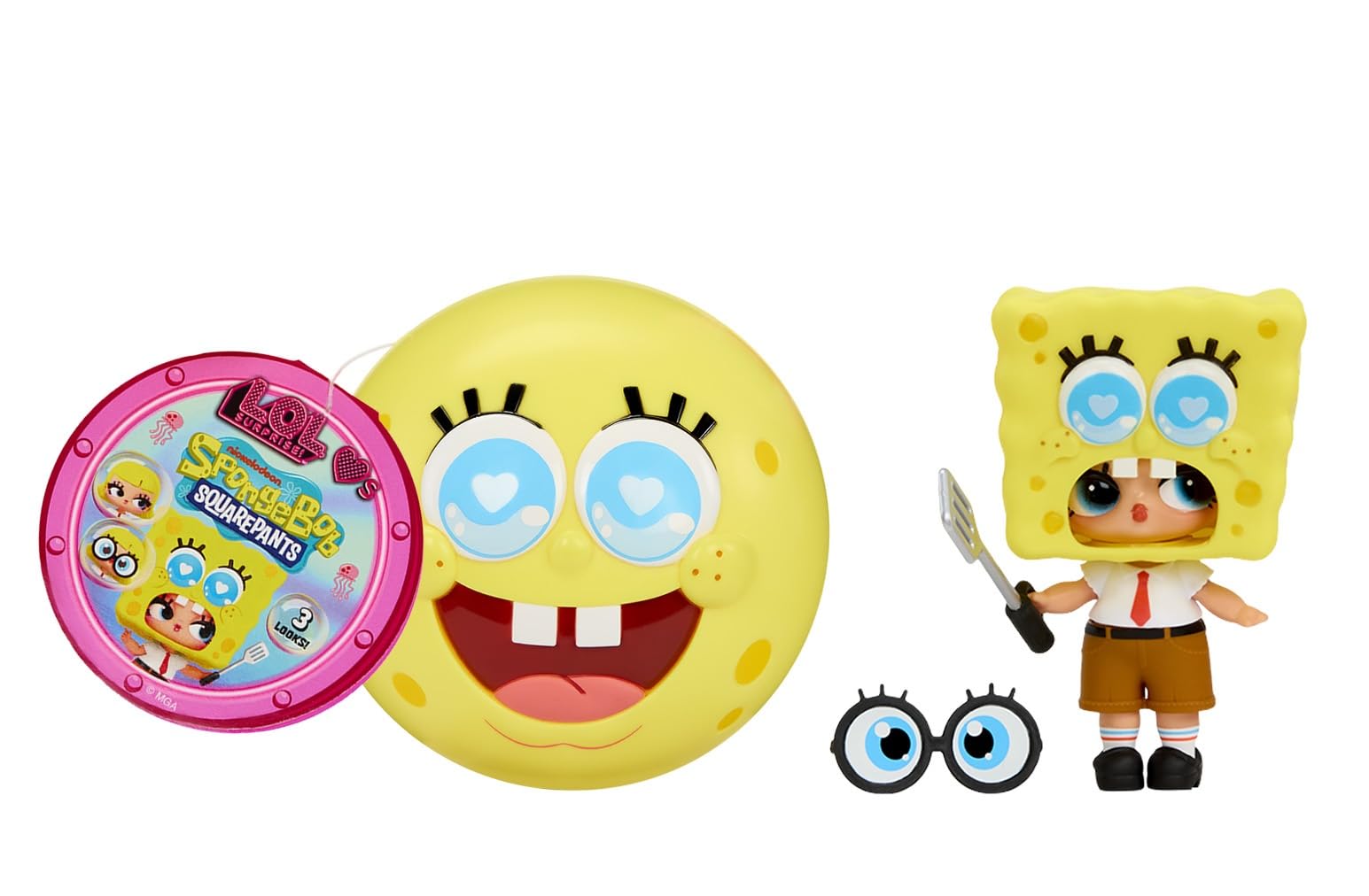 L.O.L. Surprise! Tot frontal mostrando diseño SpongeBob y atractivo de colección