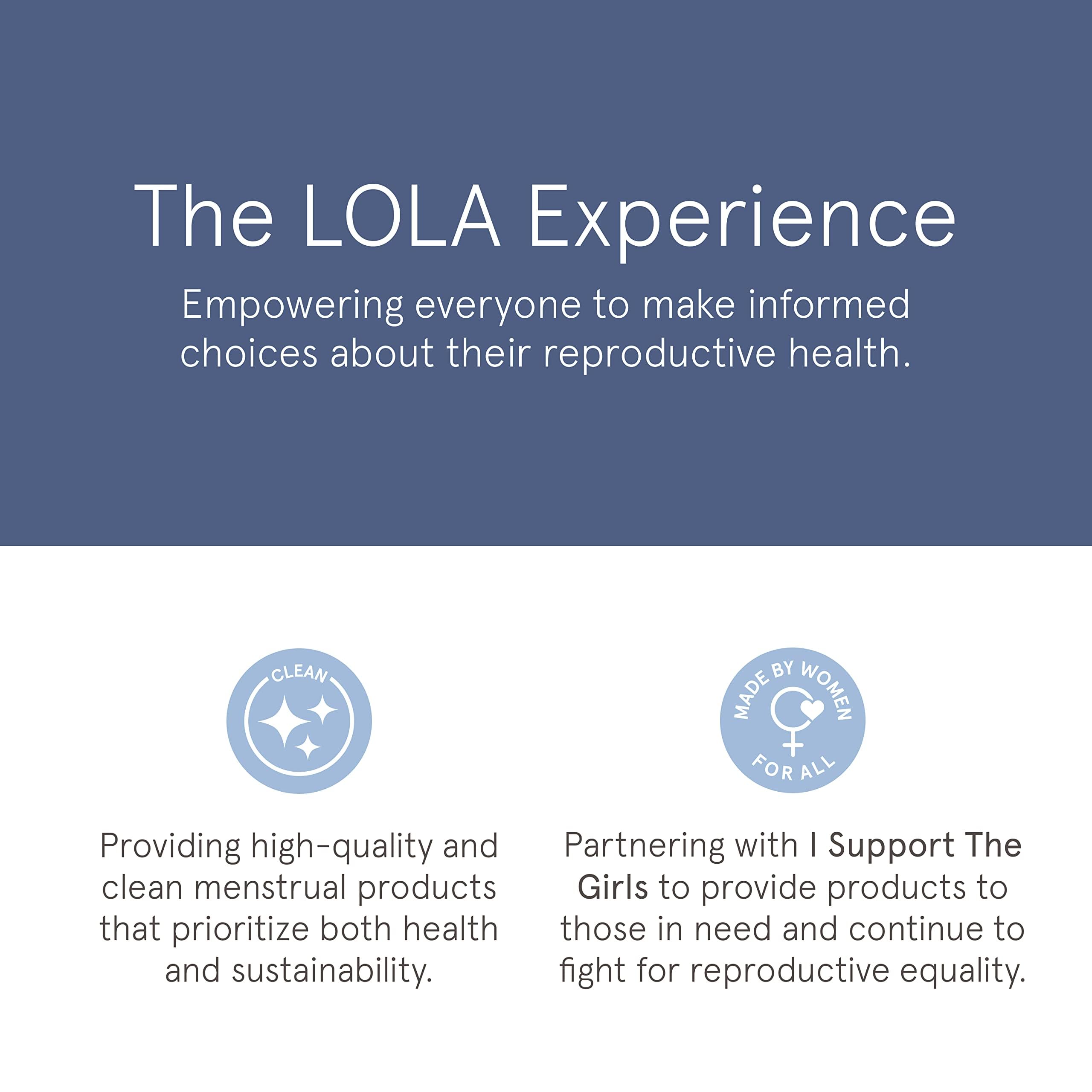 LOLA etiqueta con ingredientes y elegibilidad FSA HSA para transparencia