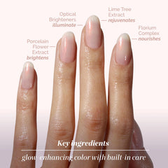 LONDONTOWN etiqueta con ingredientes como biotina y Florium Complex, transparencia informativa
