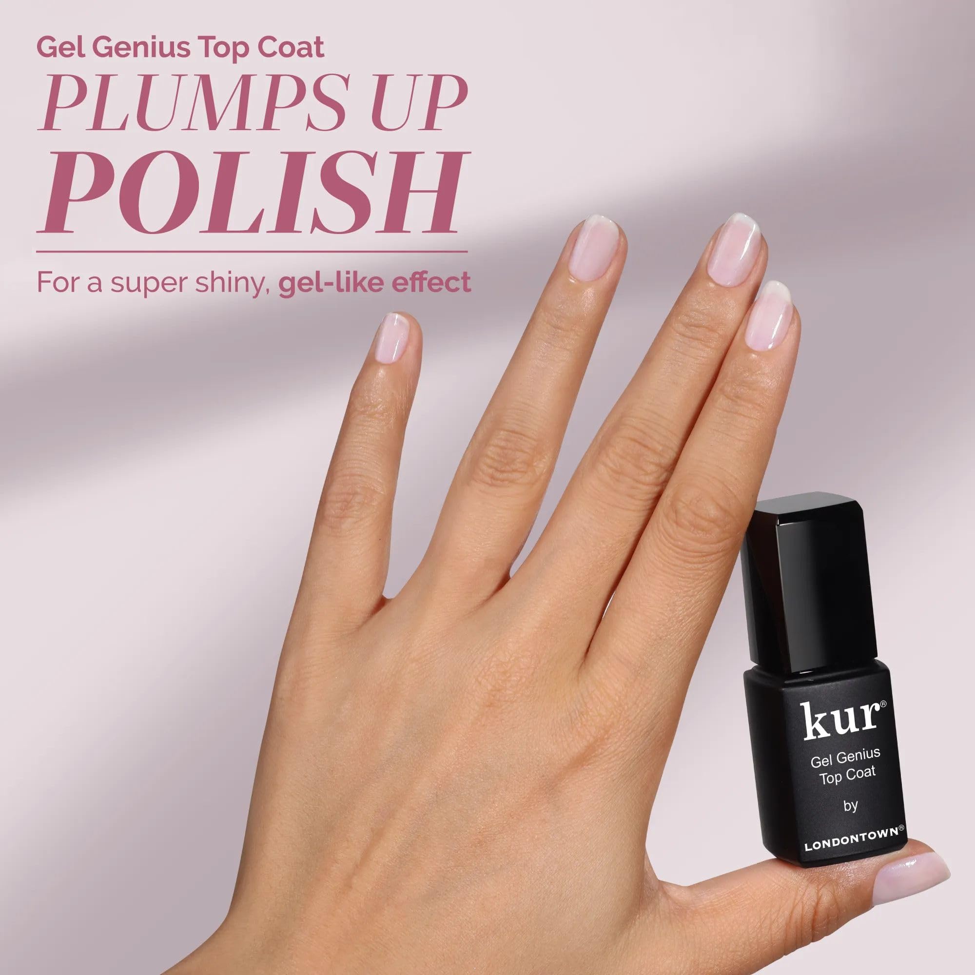 LONDONTOWN top coat en uñas con brillo duradero y resistencia a desconchados
