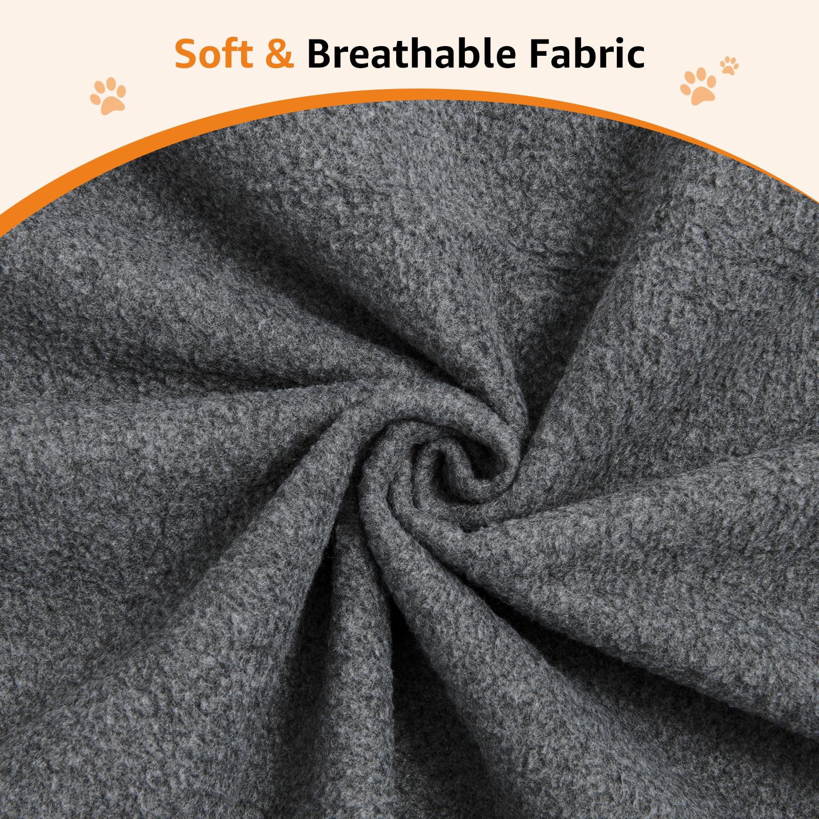 LOOBANI non-slip underside texture image showing grip to prevent pad from shifting on floors