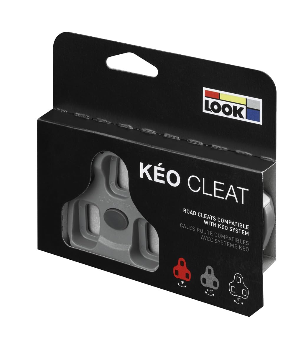 LOOK cleat mounted on shoe demonstrating stable engagement and pedal interface