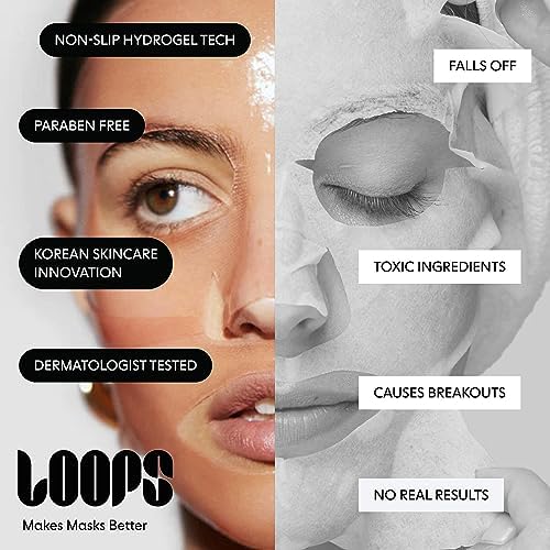 LOOPS disposición de las 5 mascarillas para ver la variedad incluida