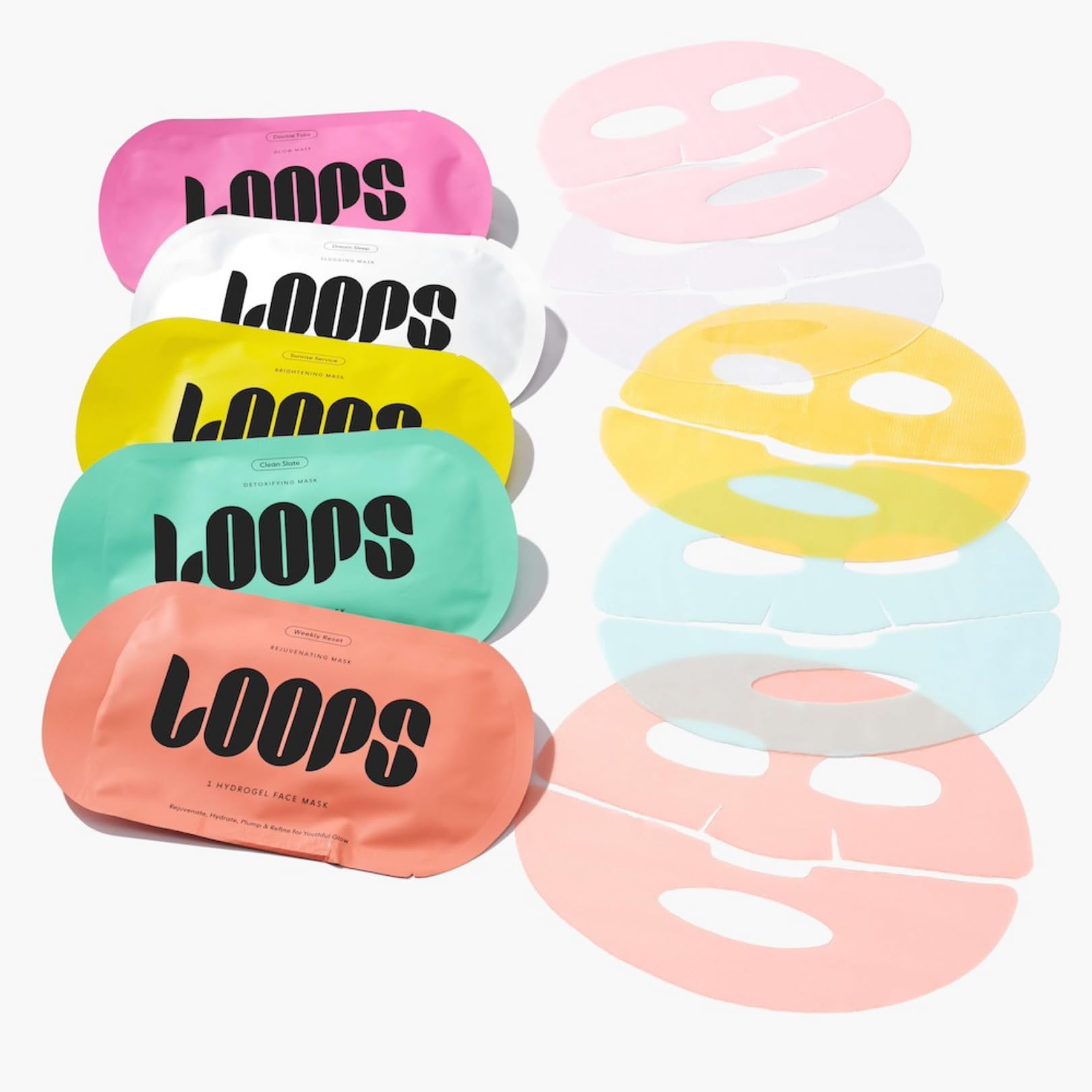 LOOPS mascarilla aplicada en rostro demostrando ajuste y efecto