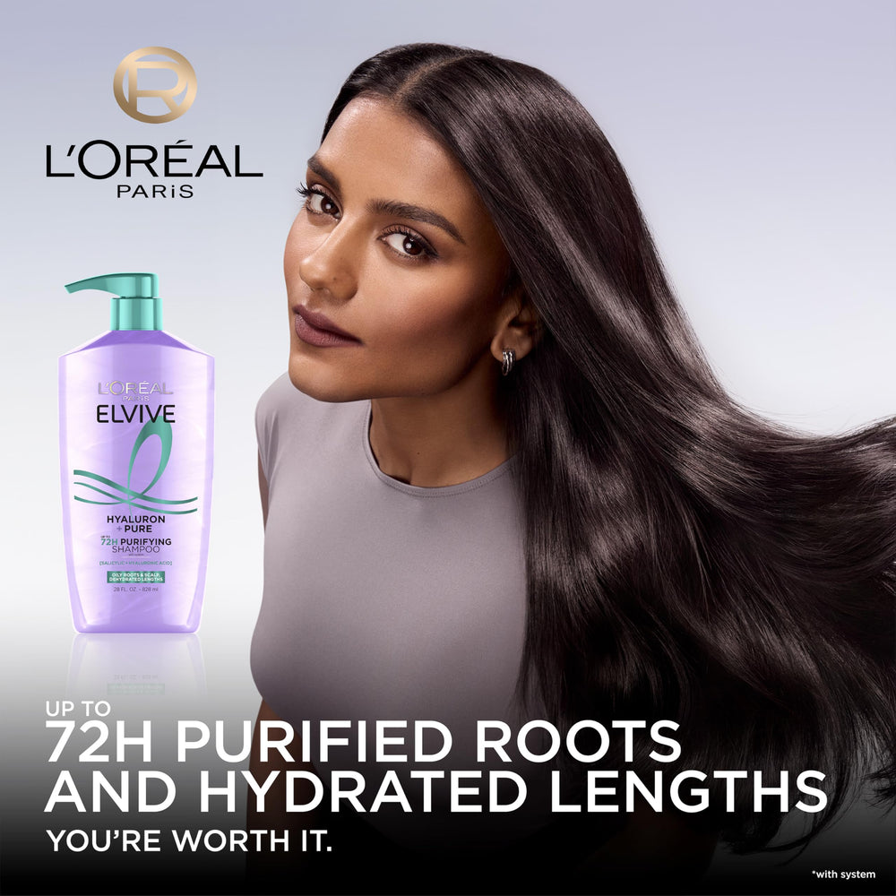 L'Oreal Paris textura del acondicionador rehidratante, desenreda sin pesar