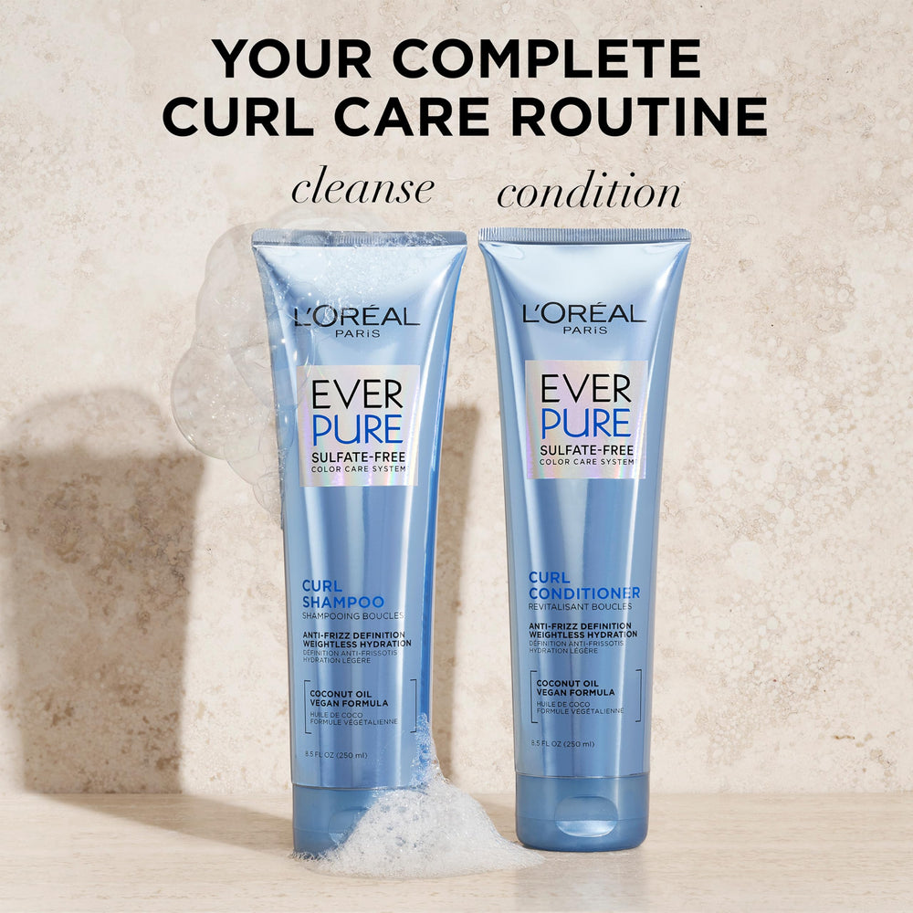 L'Oreal Paris products in shower setting showing easy use and daily routine benefit
