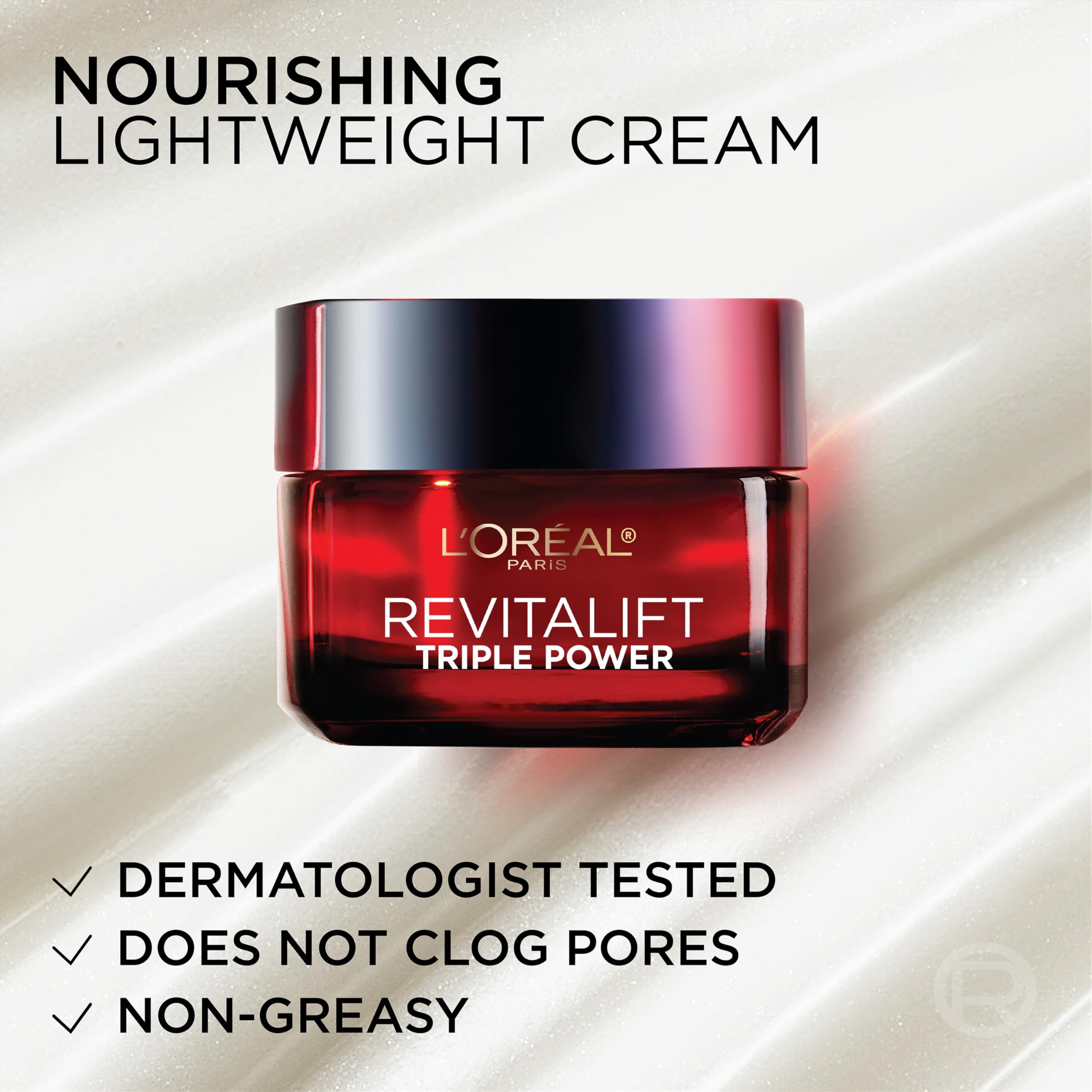 L'Oreal Paris caja del producto que destaca la marca y la fórmula
