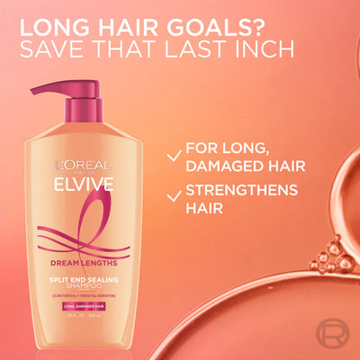 L'Oreal Paris cabello después de uso con brillo y aspecto más sano