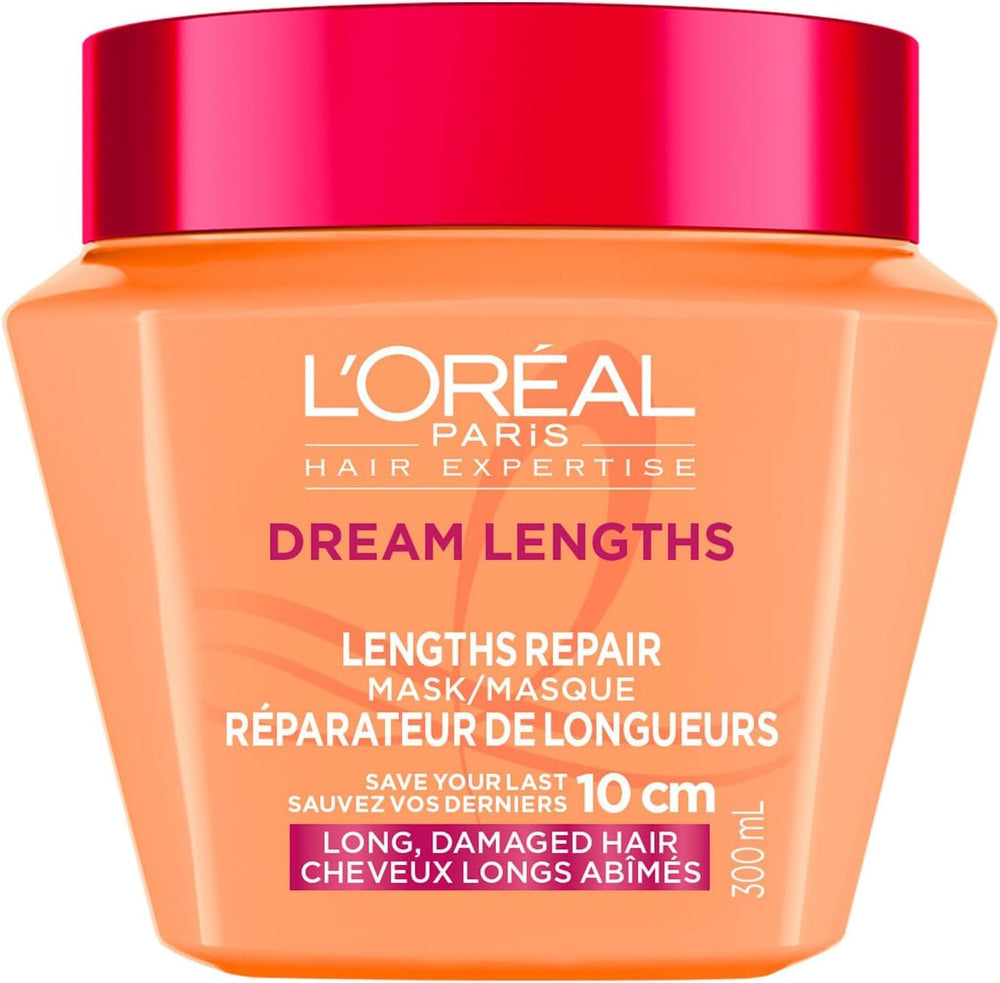 L'Oreal Paris textura cremosa de la mascarilla que nutre y facilita desenredar