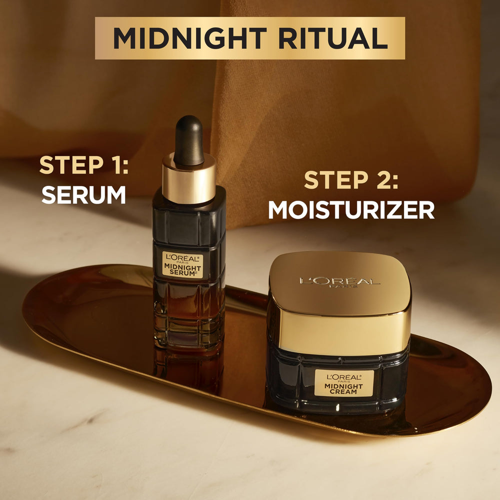 L'Oreal Paris etiqueta con ingredientes clave y beneficios visibles