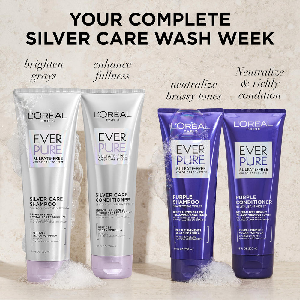 L'Oreal Paris EverPure comparación de tamaño para planificar uso doméstico