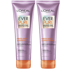 L'Oreal Paris set frente del empaque muestra control de frizz y color