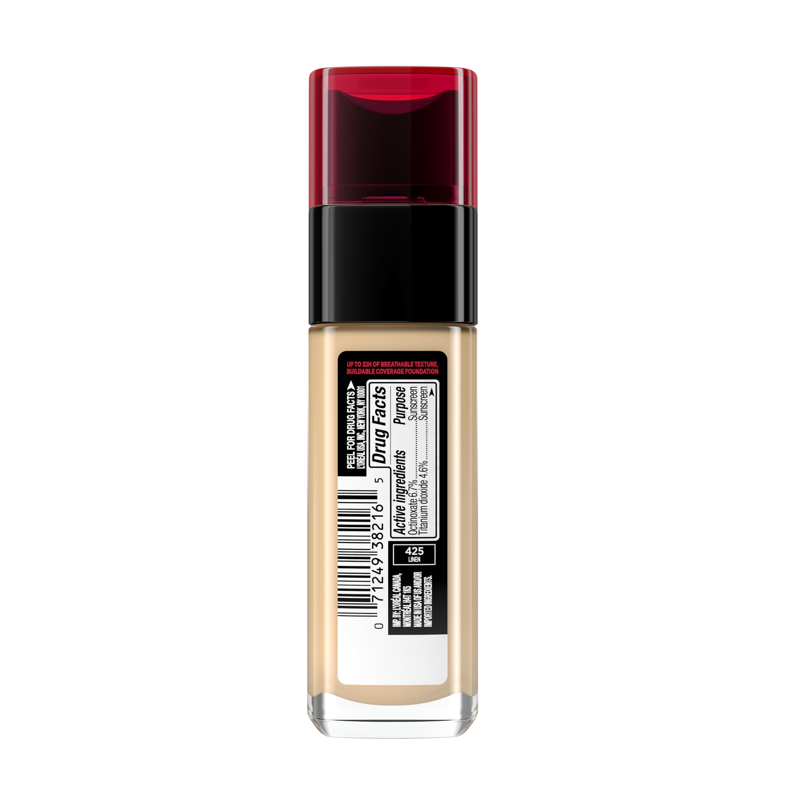 L'Oreal Paris uso en exterior destacando resistencia al sudor y aspecto fresco