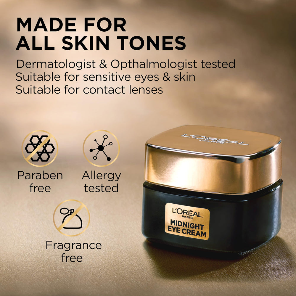 L'Oreal Paris tarro principal junto a la muestra incluida para recuperación rápida