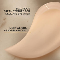 L'Oreal Paris textura Sleep Silk en primer plano mostrando suavidad y absorción rápida