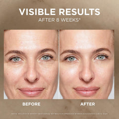 L'Oreal Paris textura cremosa en primer plano que muestra absorción y acabado no graso
