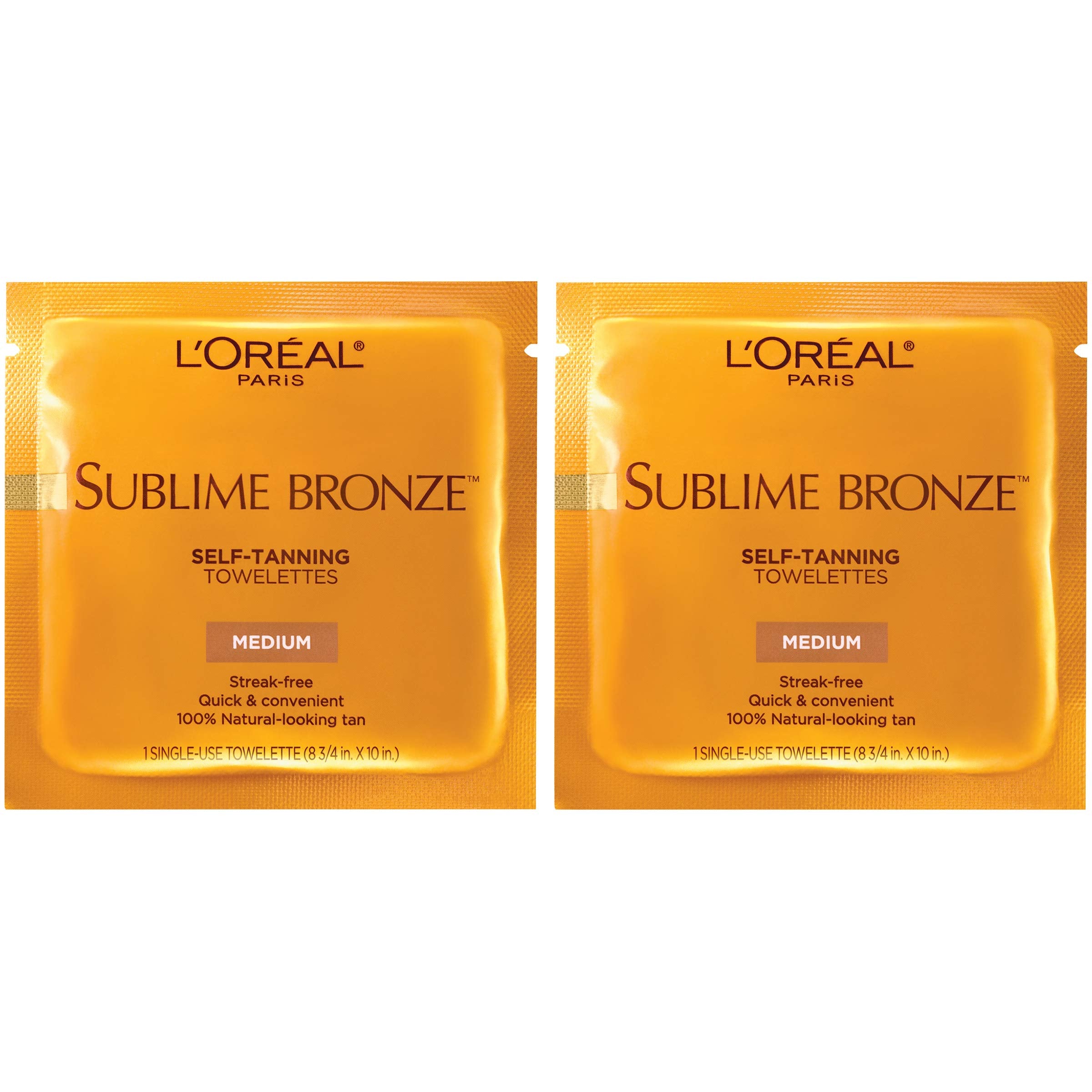 L'Oreal Paris front packaging showing two six-count boxes and clear branding benefits