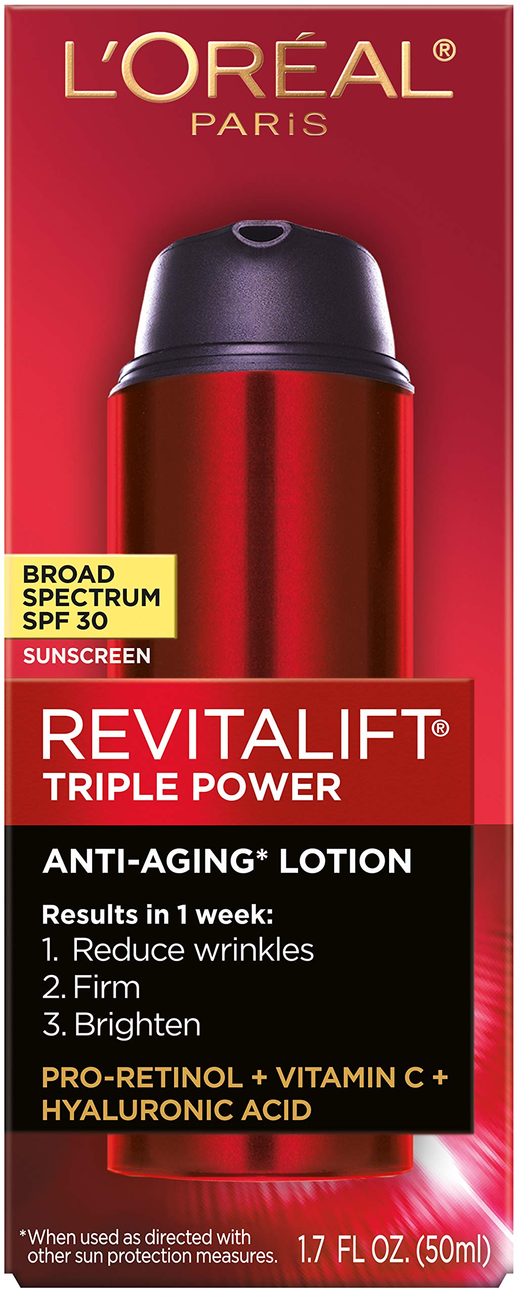 L'Oreal Paris textura de la loción para absorción rápida