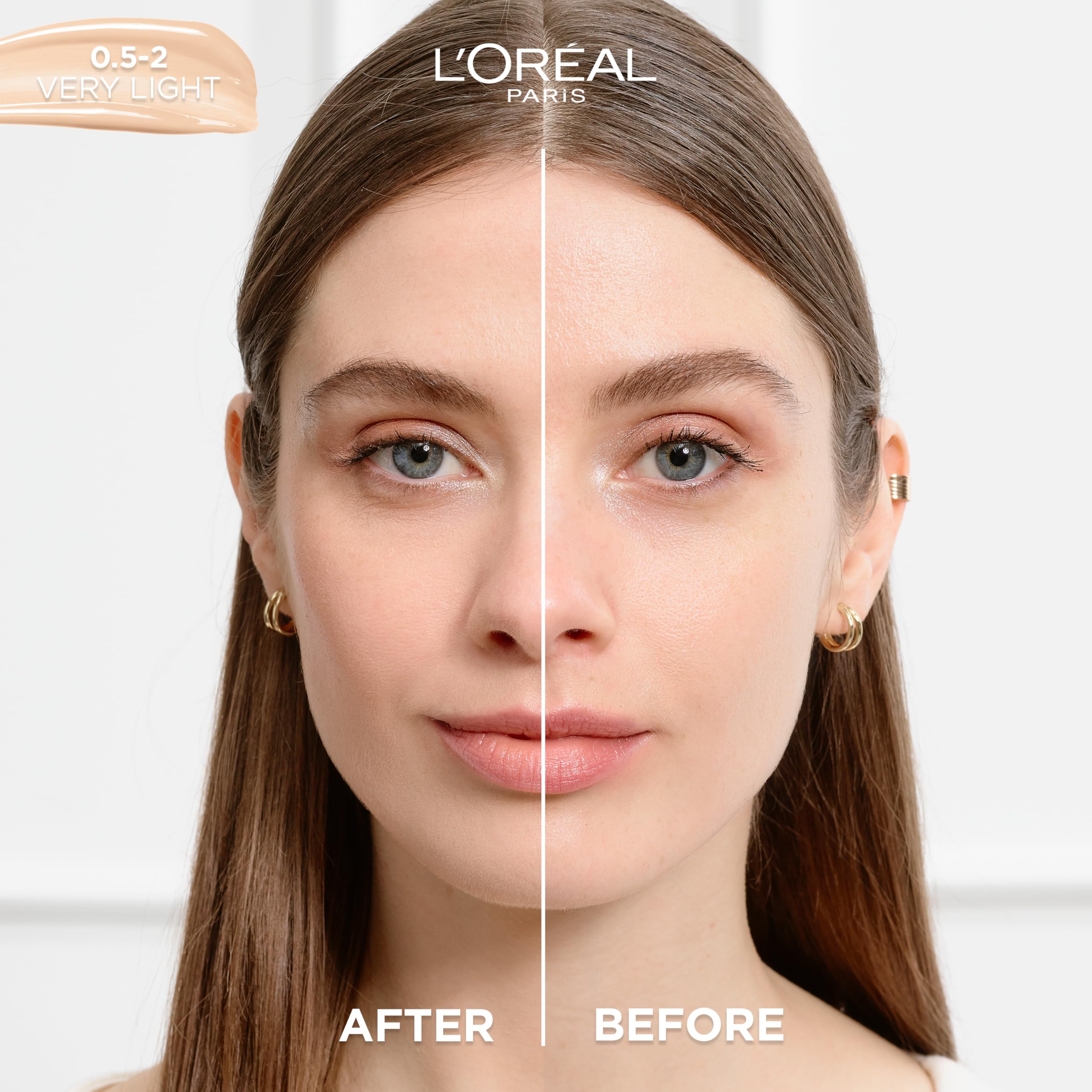 L'Oreal Paris detalle textura serum fluido que hidrata y se difumina