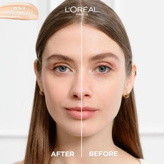 L'Oreal Paris detalle textura serum fluido que hidrata y se difumina