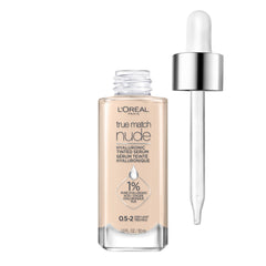 L'Oreal Paris frasco frontal mostrando el diseño y tono Very Light