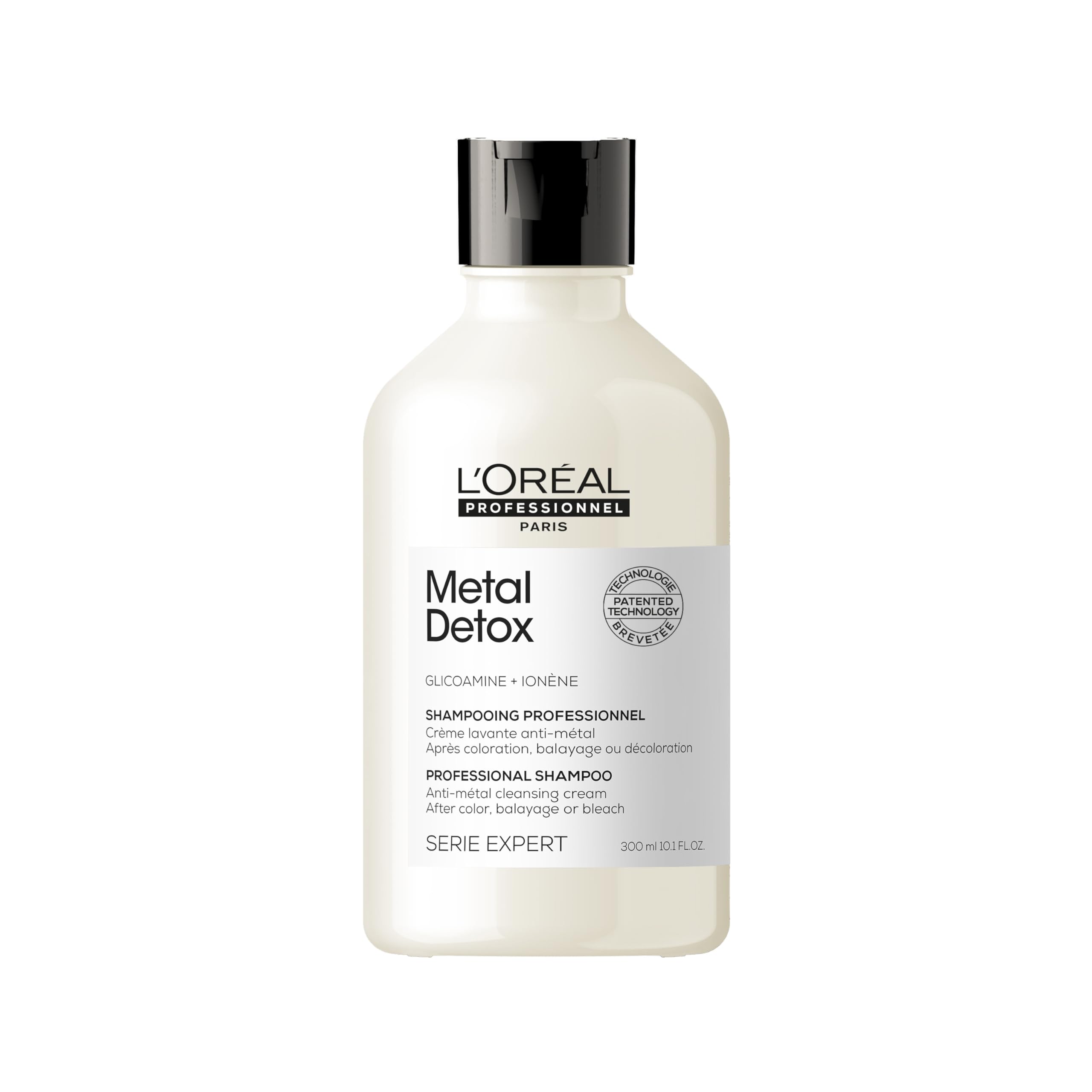 L'Oréal Professionnel frontal del envase mostrando tamaño y desempeño