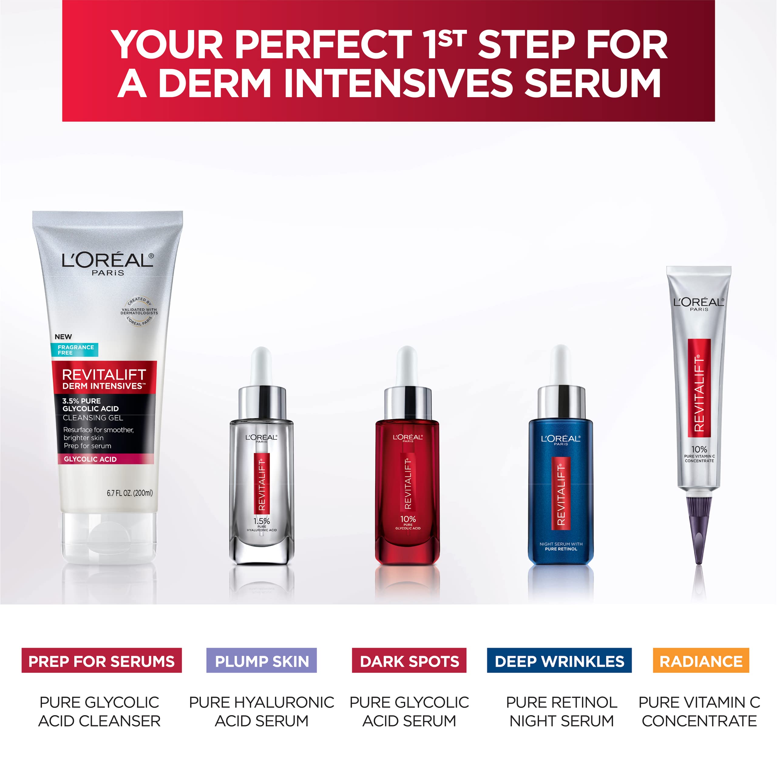 Piel con aspecto más luminosa y lisa tras uso regular del gel L'Oreal Paris