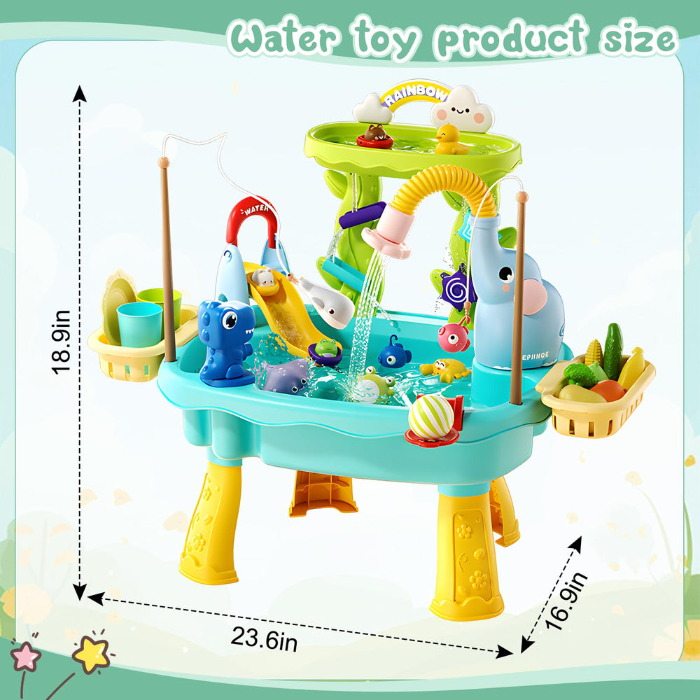 Lorveina accessory set arranged in basin for organized play and storage